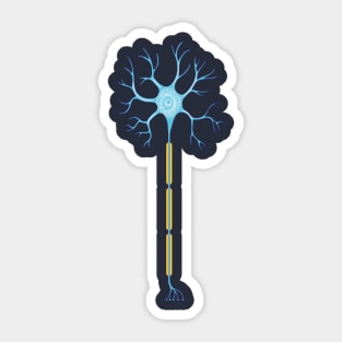 Neuron synapse anatomical structure Sticker